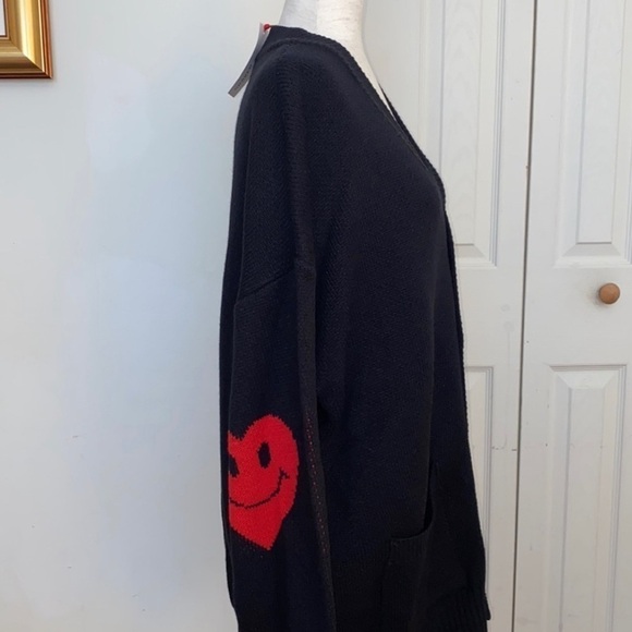 Graver Heart cardigan size Large Vintage Oversized - Picture 5 of 7